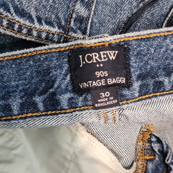 J. Crew 90s Vintage Baggy Jeans, Size 30 - Picture 9 of 12